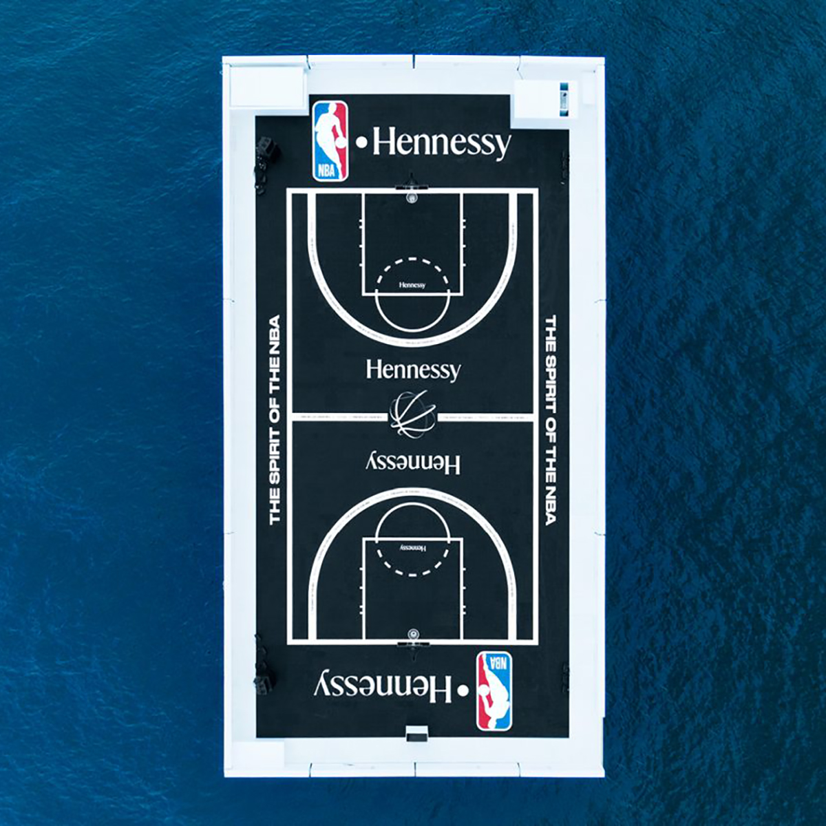 cancha basket NBA flotante | Mito Sports Paraguay